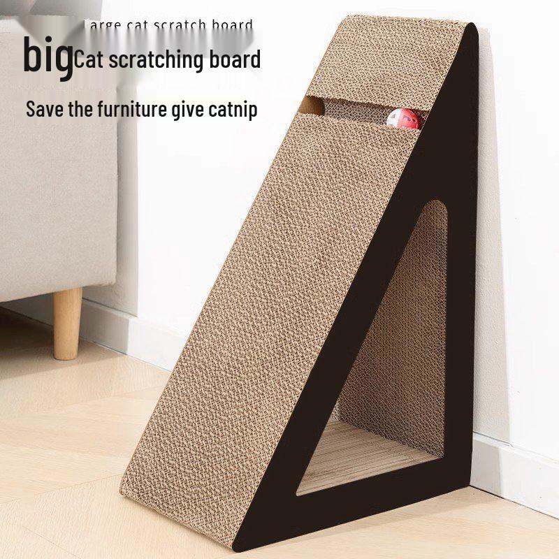 Tan Yi Shan Vertical Triangular Cat Scratcher