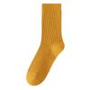 5 Pairs of Women's Spring and Autumn Style New Cylinder Pure Cotton Pile Socks