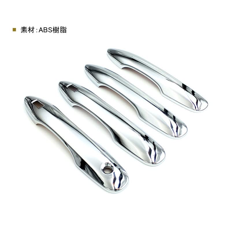 MEKOMEKO Door Handle Cover for Toyota New Aqua Door Knob Cover Door Panel Garnish Exterior Prevents Nail Scratches Custom Dress Up ABS Resin 4PCS New