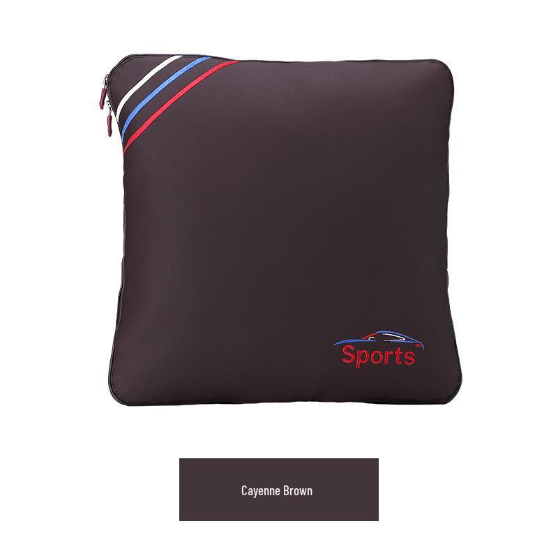 Versatile Car Air Conditioning Quilt, Cushion & Pillow: Dual-Use for Lumbar Support & Backrest, Fits Various Car Models