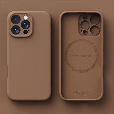 Luxury Liquid Silicone For Magsafe Phone Case For iPhone 16 Plus 15 14 13 12 15 Pro Max 11 Wireless Charging Skin Smooth Cover