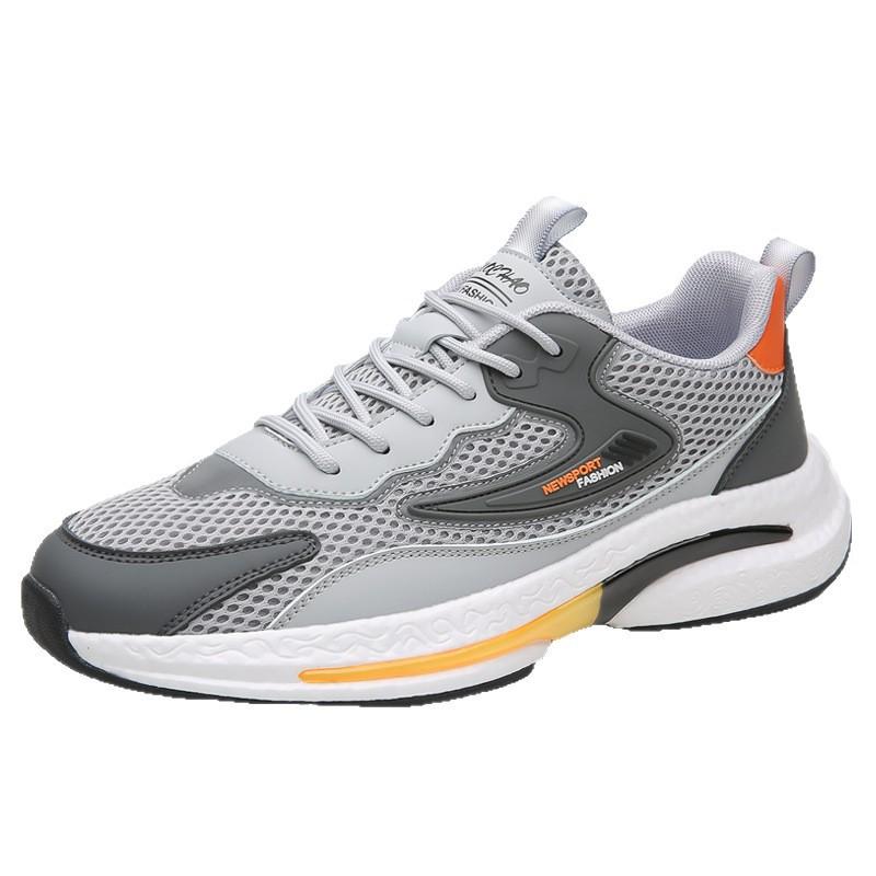 Men's Shoes Sports Shoes 2025 New Summer Mesh Breathable Soft Sole Cushioning Fashion Non-slip Wear-resistant Lightweight Casual Shoes