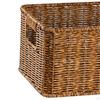 Hand Basket Built in Handles PP Material Organizing for Living Room, Outdoors