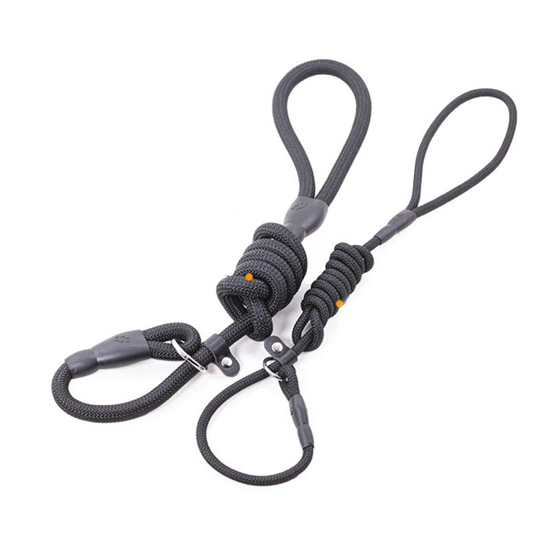 Nylon Dog Training Leash P Chain Pet Outdoor Walking Supplies for Small Medium Dogs Border Collie Golden Retriever Puppy