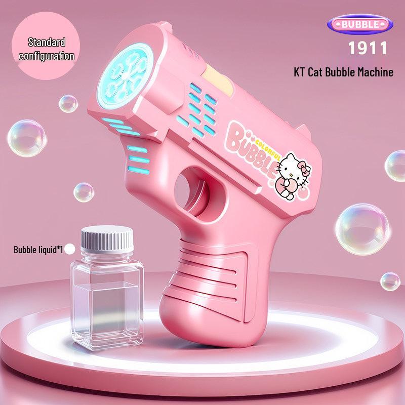 Electric Luminous Bubble Gun - Automatic Handheld Toy for Kids