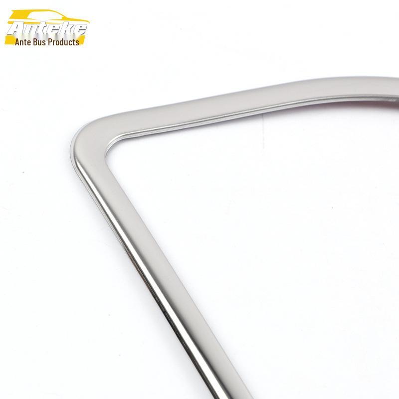 19 X5 Front Middle Grille Bright Rings Stainless Steel Bumper Decorative Frame