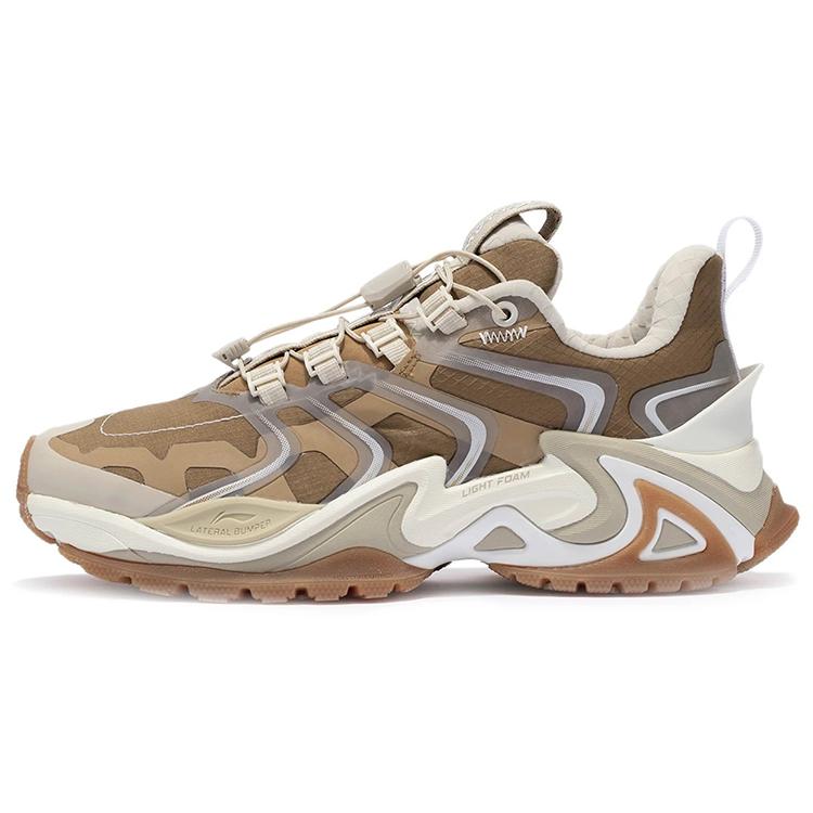 New LiNing Cat Paw X Claw ACE Low Top Running Shoes Women's Bone Brown ARYR018-9