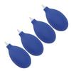 4 Pezzi Soffiatore a Sfera in Gomma con Valvola di Non Ritorno Potente Portatile Spolverino ad Aria per Lente Telefono Blu