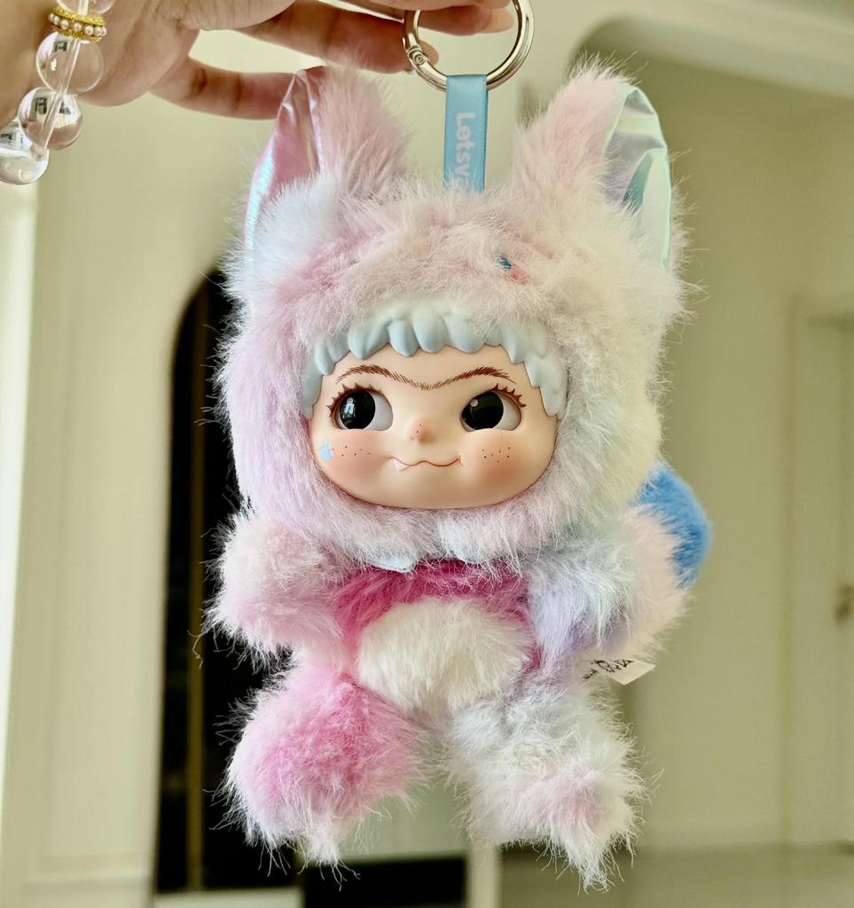 Trendy Play Blind Box Plush Pendant Wakuku Fox Rabbit Mischief Diary Series Girl Cute Ornament Mystery Box Doll Action Figure