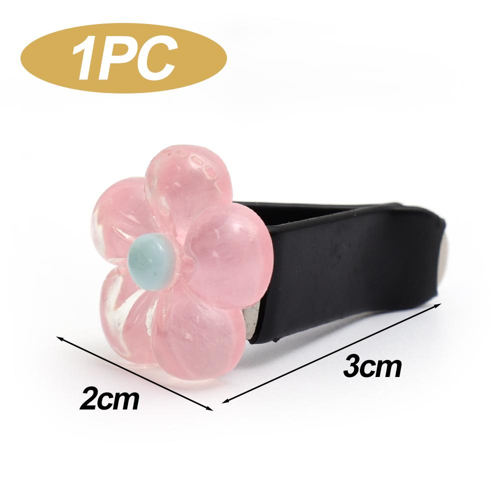 New Car Air Conditioning Vents Creative Ornaments Colourful Crystal Daisy Shape Handmade DIY Resin Accessories Auto Interiors