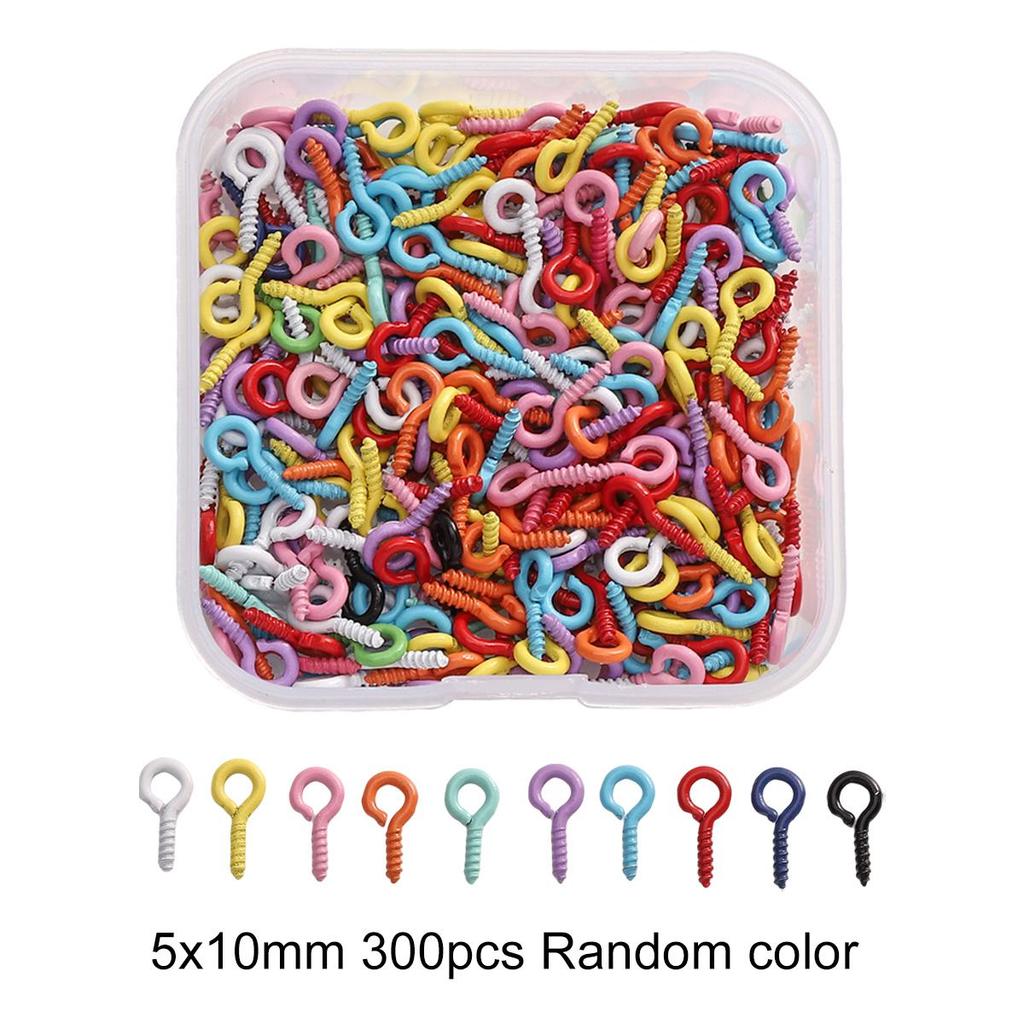 10-300Pcs Boxed Keychain Series Jump Ring Accessories for DIY Jewelry Craft Making Findings