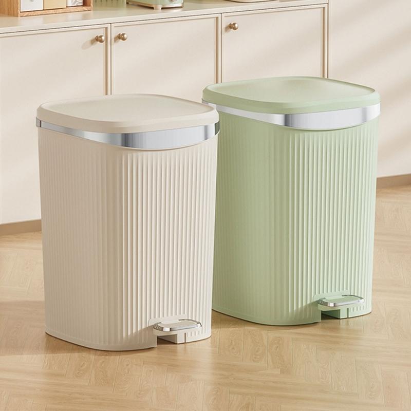 Pedal Waste Can for Effortlessly Refuse Handling, Step Trash Can for Busy Homemakers and Professional Garbage Bin