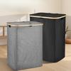 Folding Dirty Laundry Basket Removable Laundry Baskets Portable Clothes Organizer Hamper Large Bathroom Storage Hampers with Lid