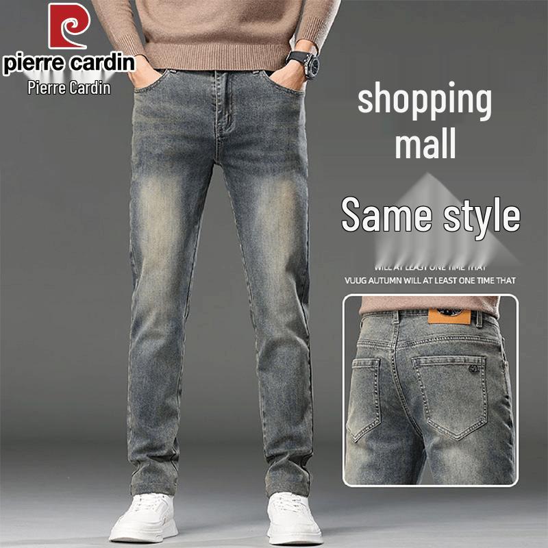 Pierre Cardin Men's Straight Fit Stretch Jeans