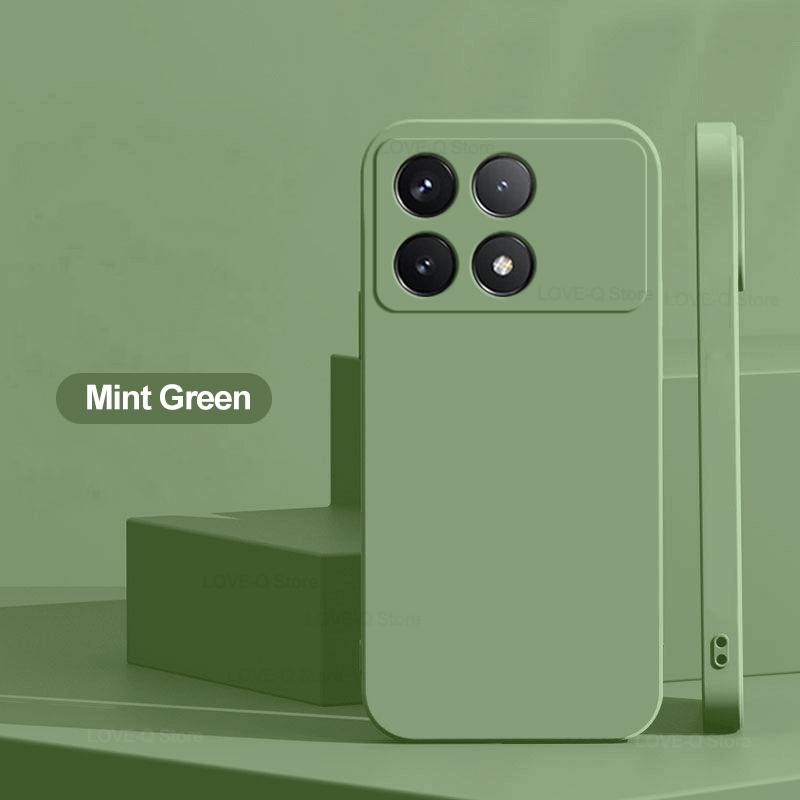 For Poco X6 Pro 5G Case Luxury Liquid Silicone Phone Case For Xiaomi Poco X6 Pro 5G Camera Protection Case