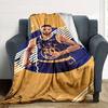Golden State Warriors Decke Weich & Gemütlich Geeignet für Wohnzimmer Büro Meeresufer für Alle Jahreszeiten Stilvolle Dekoration