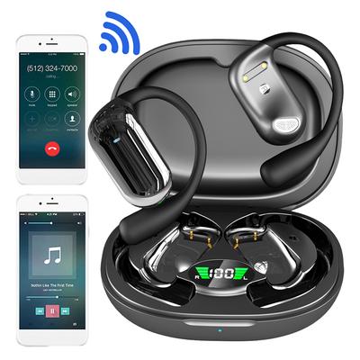 Bluetooth-kompatible 5.3 kabellose Ohrhörer mit Ohrbügel Echtzeit-Übersetzungs-Kopfhörer Geräuschunterdrückung für Reisen und Business