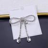 Fashion Elegant Bowknot Brooches Rhinestone Sparkling Brooches Pin Fastener Jewelry Cardigan Clip Waist Accessorizing