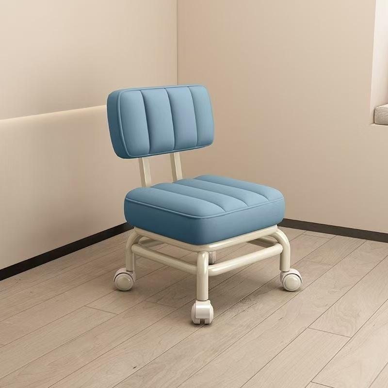 Universal Low Wheel Stool for Home with Thickened Material and Casters