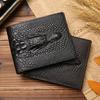 Echte Krokodilleder Geldbörsen Mode Clutch Versteckte Tasche Geldbörse Krokodilmuster Echtes Leder Herren Geldbörse