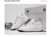 Men's Invisible Lift Casual White Leather Sneakers - Breathable, Soft Sole, Year-Round Wear