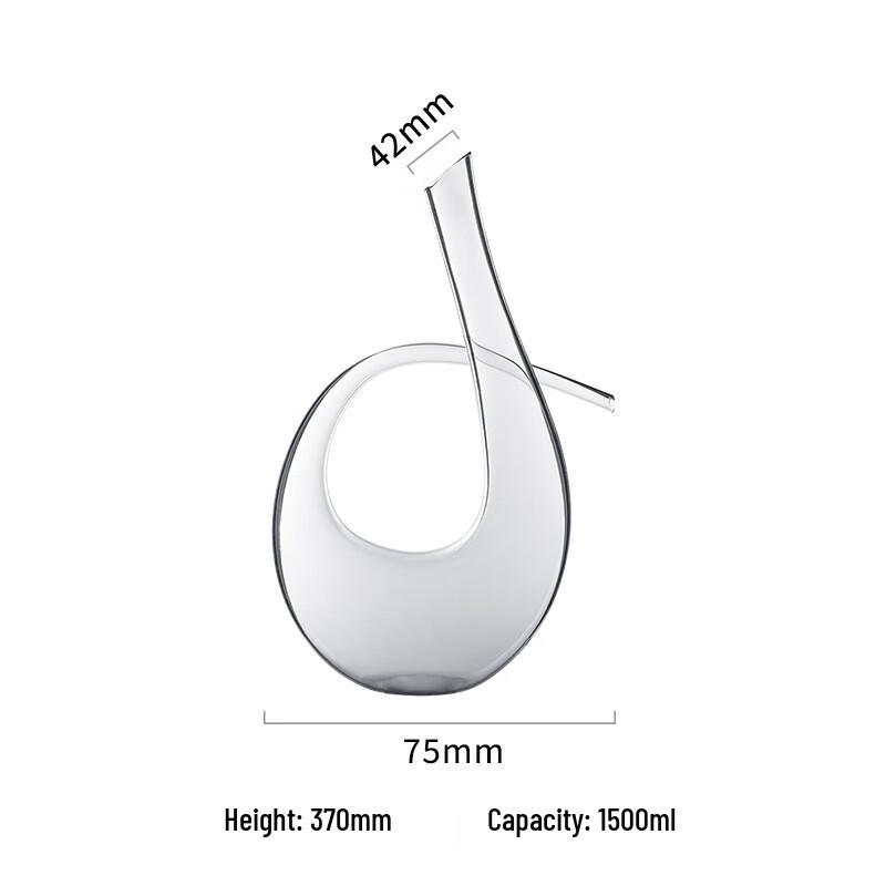 Роскошный хрустальный декантер для вина