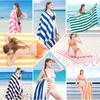 Bath Towel Custom Striped Microfiber Quick Dry Sand-Free Printed Cotton for Pool Use Summer Beach Towel