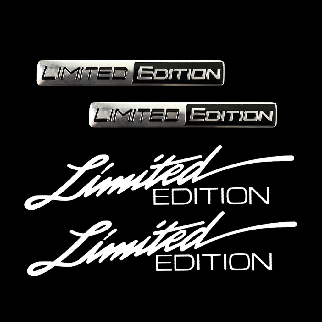 Set Limited Edition Styling Badge Motorcycle Stickers Decor Moto Auto Car Body Fuel Tank Rear Box Fender Decals Accessories