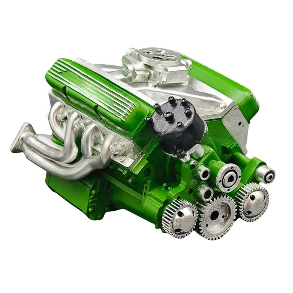 Creativity Simulation V8 Model Engine Kit Resin Crafts V8 Car Engine Model DIY Car Engine Model Ornaments for Adults Gift