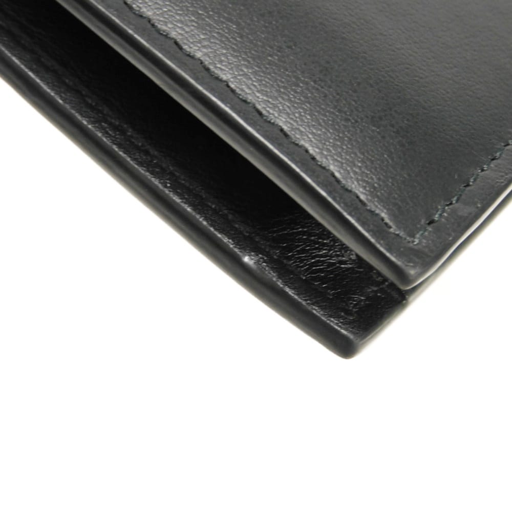 Used 11897 Business Card Holder 605720 VCPQ3 8803 7946 Pass Case RFID IC Chip Maxi Intrecciato Black Men's from Japan