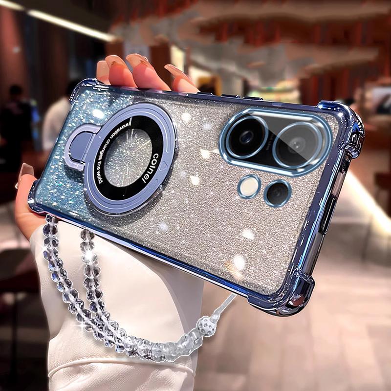 

Новый магнитный держатель Magsafe, чехол-браслет для Xiaomi POCO X7 Pro M7 F7 X6 X5 X3 F6 F3 M6 Pro C65 C75 C71, противоударный чехол Poco C75