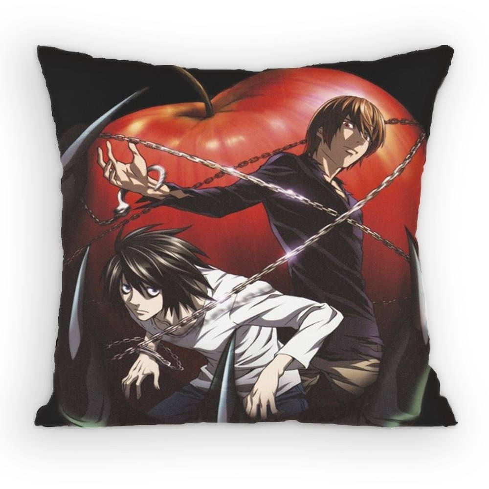 Anime Death Note L Pillow Case Sofa Living Room Bedroom Headboard Backrest Cushion Square Cushion Nap Time
