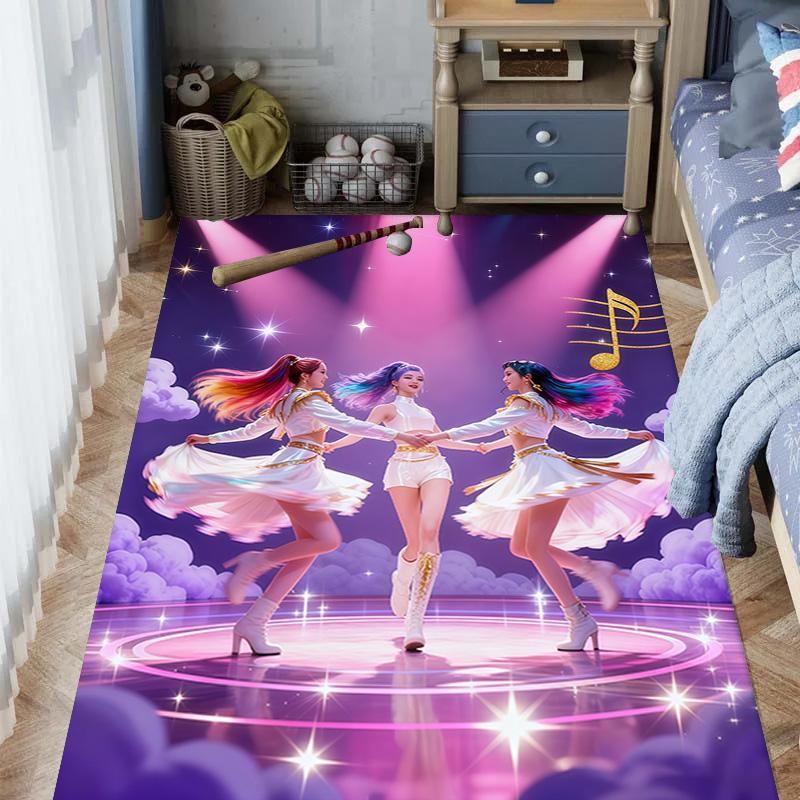 Harmony Motion: Musical Dance Celebration carpet floor mats printing Office chair cushion Christmas gifts Bathroom mat