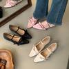 Beautiful Bow, Shallow Mouth Single Shoes, Women's Skirt, Commuter Work Shoes, Inner Height Increase, Ladyshoes