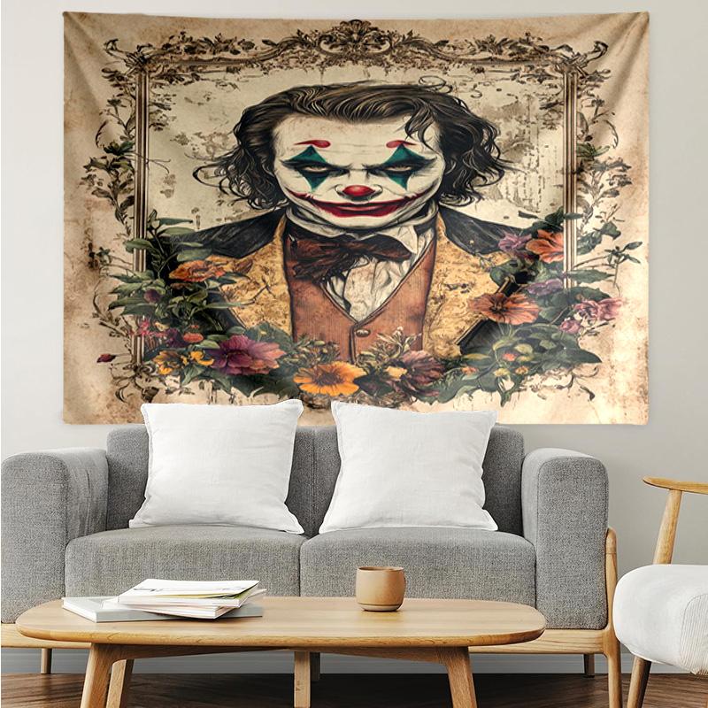 Jo-ker Floral Portrait Tapestry Hanging for Bedroom,Livingroom, Playroom,Decor Art Room Wall Tapestry Holiday and Birthday Gifts