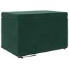 Stool Dark Green 61 X 41 X 40 Cm Velvet and Engineered Wood