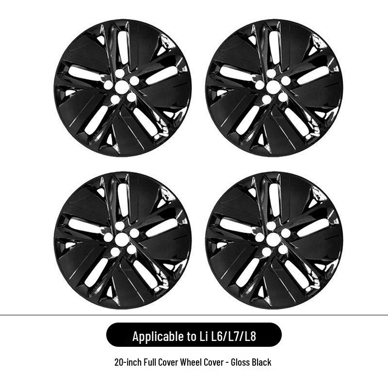 

20/21-Inch Black Hubcap Covers for Ideal L9/L8/L7 Models