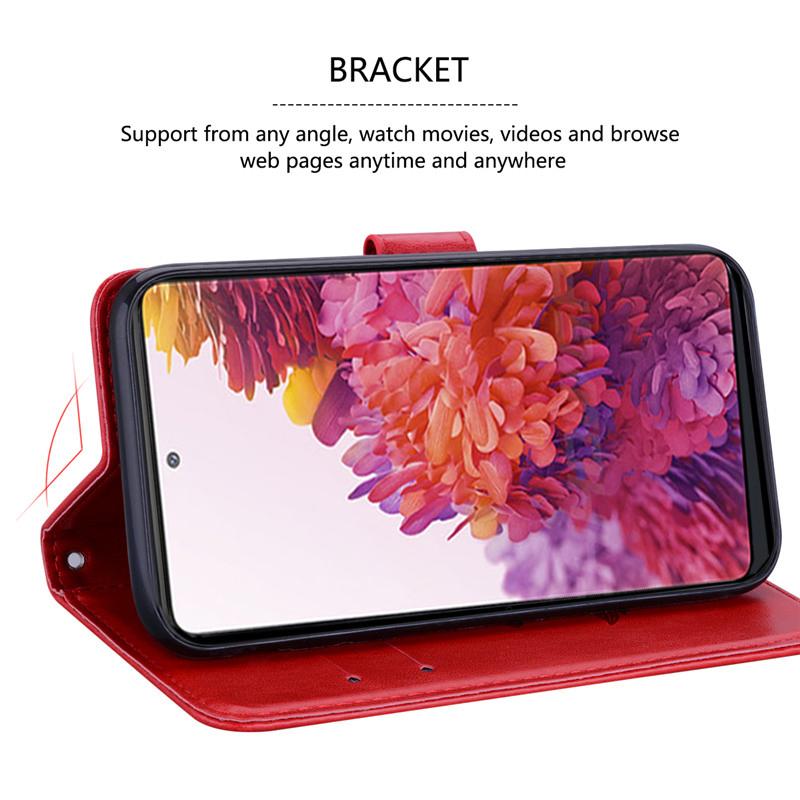 Rose Flower Book Leder Flip Case für OPPO Realme C35 C31 C30 C21Y C25Y C20 C11 9 8 Pro 9i 8i A54 A74 A94 5G 4G Brieftasche Kartensteckplatz Ständer Halter Abdeckung