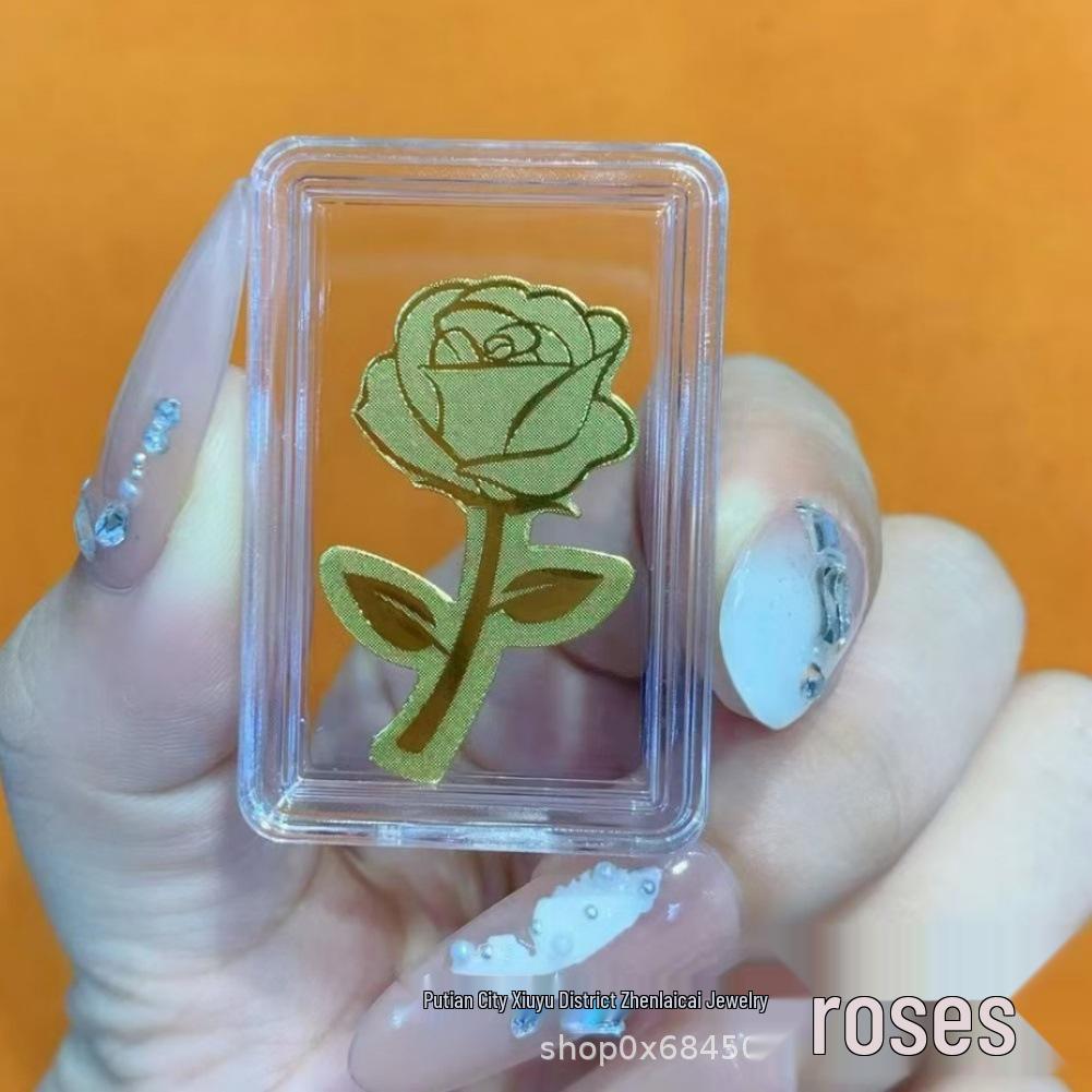 2mg 999 Fine Gold Mobile Phone Sticker - New Year & Business Gift, Custom Small Gift
