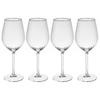 4x Kieliszki do Wina Białego Czerwonego Wody Zestaw Kieliszków 490 ml