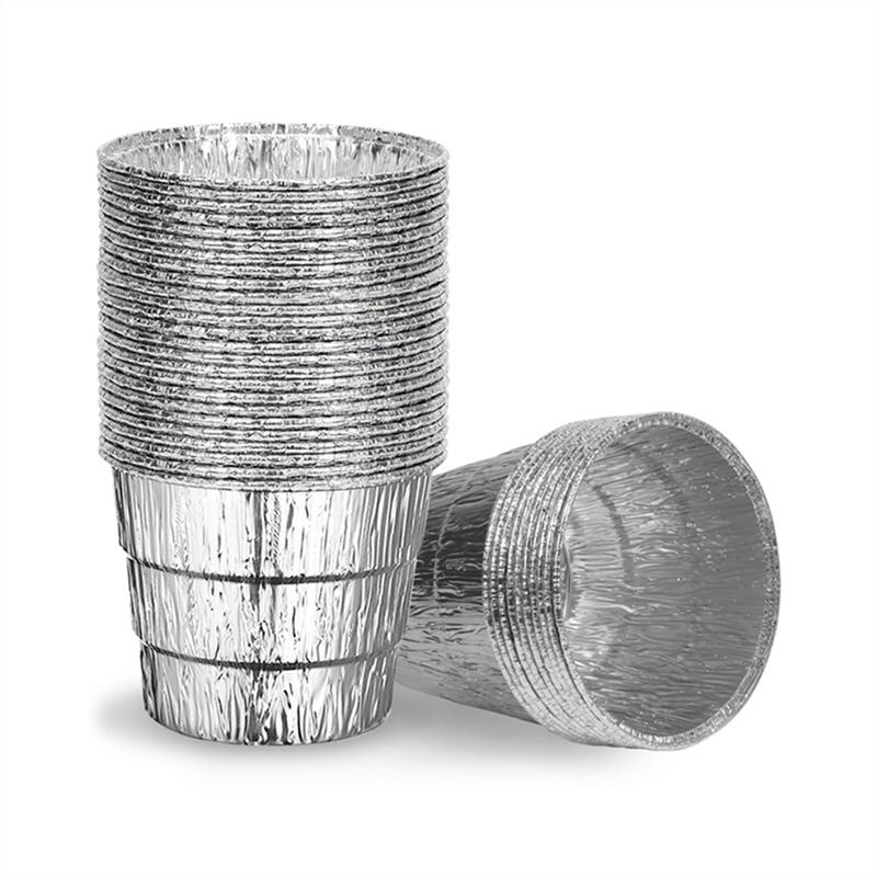 

Grease Bucket Liners For Traeger For Traeger Drip Tray Liner Universal Grease Cups срібний