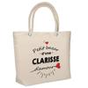 Beach Bag - PLANETEE - Soft Cooler Bag - Beige Cotton - Printed In France - Large Capacity