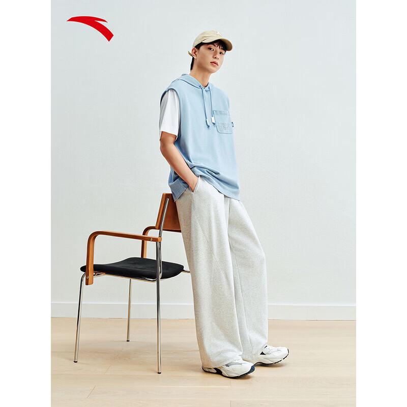 ANTA Men's Loose Fit Straight-Leg Knit Joggers
