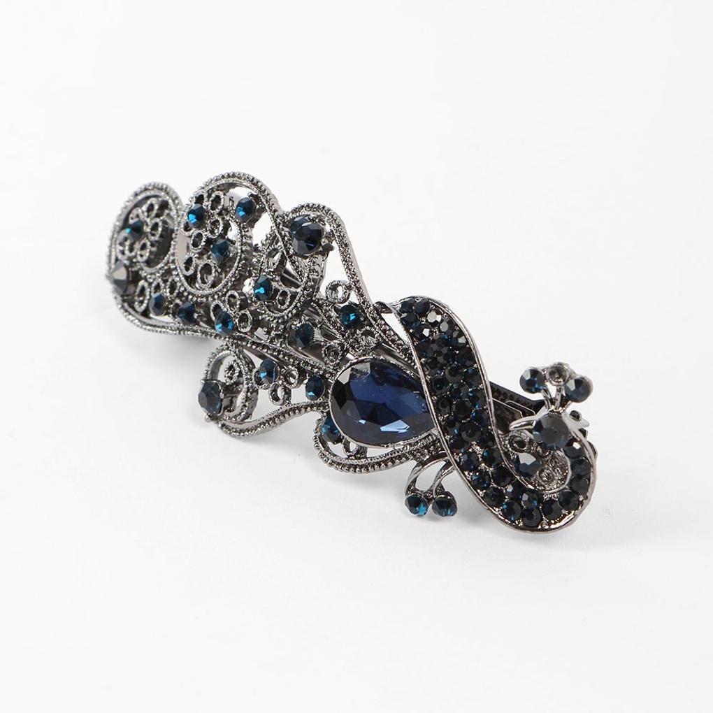 Women's Sapphire Bird Hairpin Automatic Point Pin Hairpin