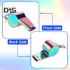 1Pc/2Pcs Sports Whistle Stainless Steel Whistle with Lanyard Loud Crisp Sound Whistle for Coaches Referee Official