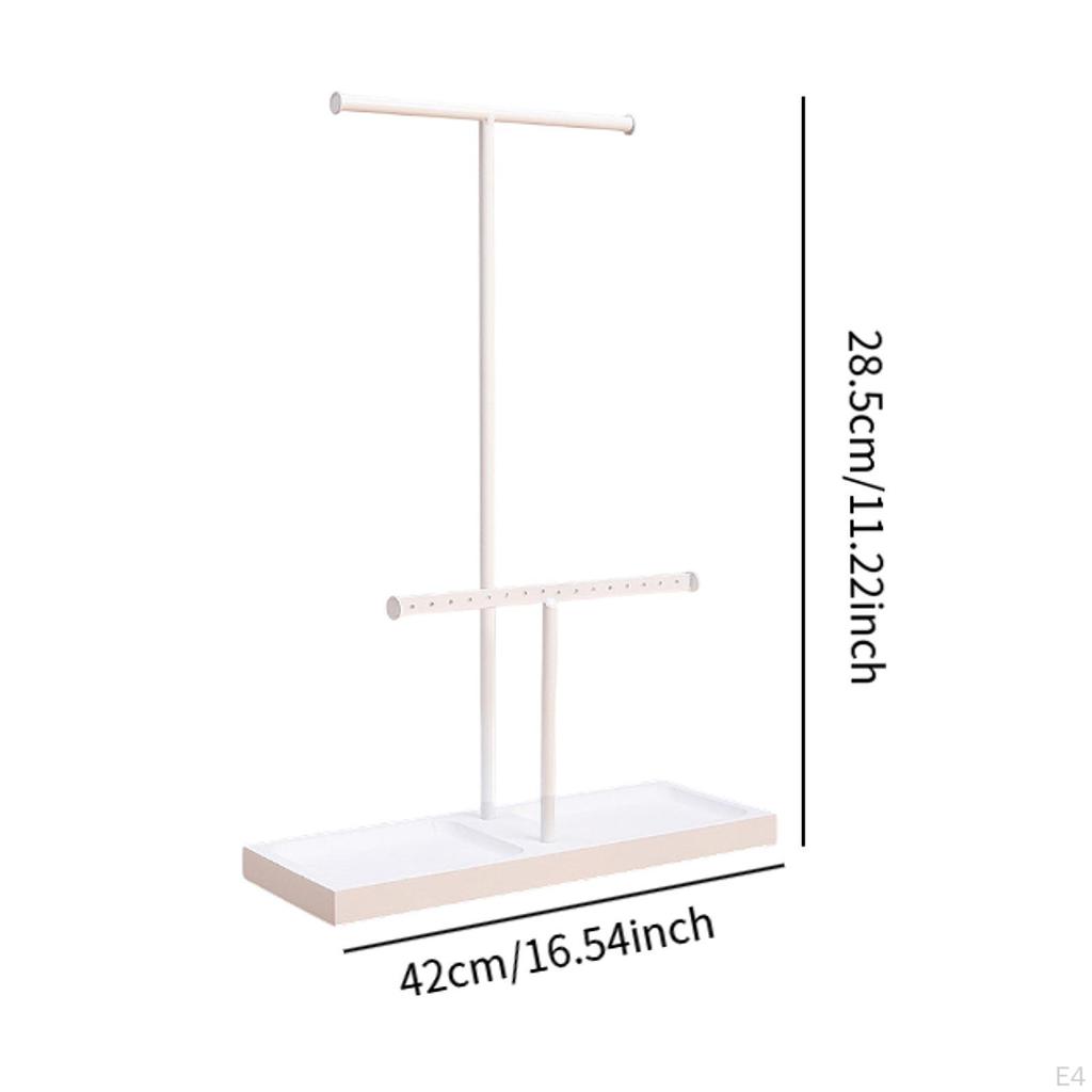 Jewelry Display Rack for Store, Simple Holder Necklaces And Earrings