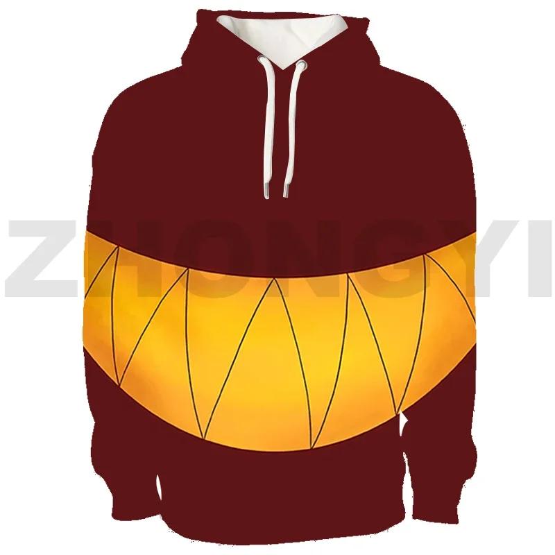 Harajuku Hazbin Streetwear 3D Print Hotel Men Clothing Hip-Hop High Street Sweatshirts Female Anime Hoodie Cosplay Costume Hoody