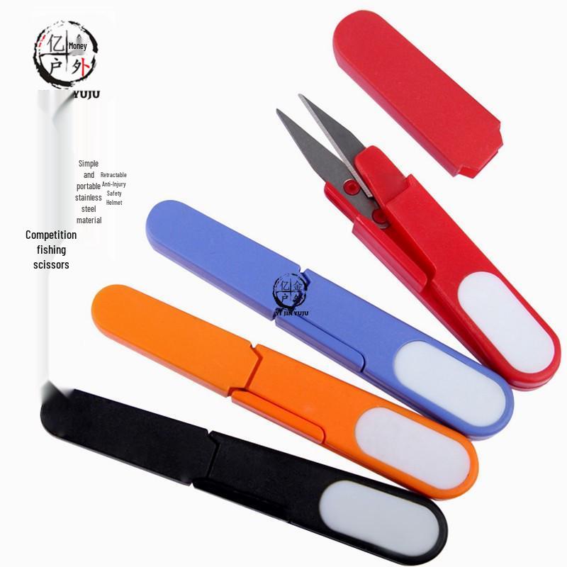 

Sewing & Leather Craft Tool Set: Scissors, DIY Folding Knife, Hand Sewing Tools, and Fishing Gear
