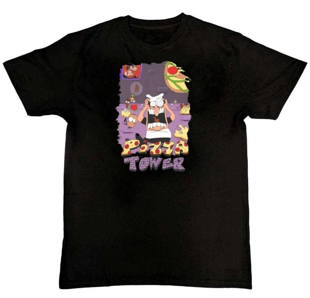 PIZZA TOWER Gaming Game Graphic Unisex Mens T-Shirt S M L XL 2 3 4 XL XXXXL
