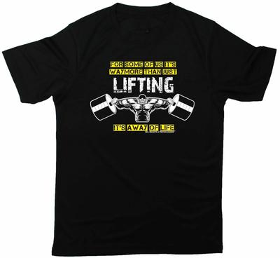 Lifting A Way of Life Gym Deadlift Weightlifting Fitness TShirt 100 Cotton ONeck Short Sleeve Casual Mens Tshirt Size S3XL